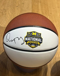 Dusty May Autographed Michigan Wolverines Basketball — 2026 National Champions