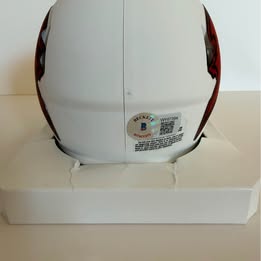 Chris Godwin Signed Tampa Bay Buccaneers Custom Mini Helmet with Red Tinted Visor (BAS)