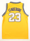 Yaxel Lendeborg Signed Authentic Michigan Jordan Jersey